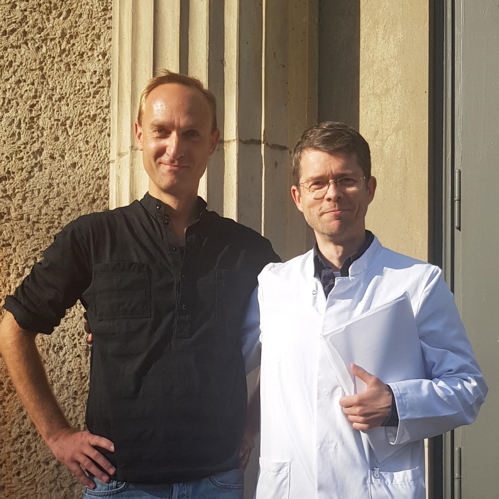 Dr. Steffen Lukas and Prof. Dewey