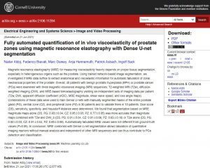 Read more about the article New publication on fully automated quantification of prostate elasticity