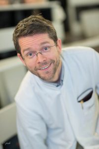 Prof. Dewey happy after the audit