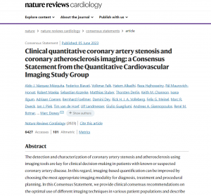 Read more about the article Quantitative Cardiovascular Imaging (QCI) Group consensus published