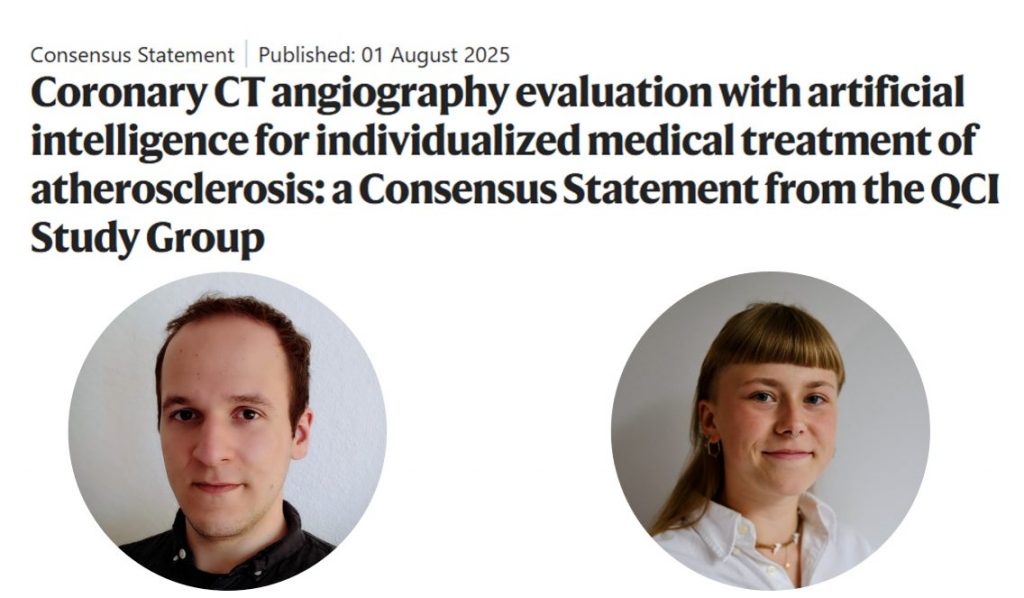 Quantitative Cardiovascular Imaging (QCI) Group consensus published on individualized medicine
